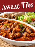 Ethiopian Restaurant Poster Awaze Tibs 18inx24in