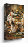 Ethiopian Family Eating Together Canvas Print