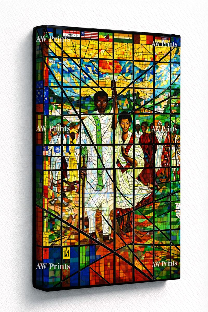 Afewerk Tekle Ethiopian artist Canvas Print