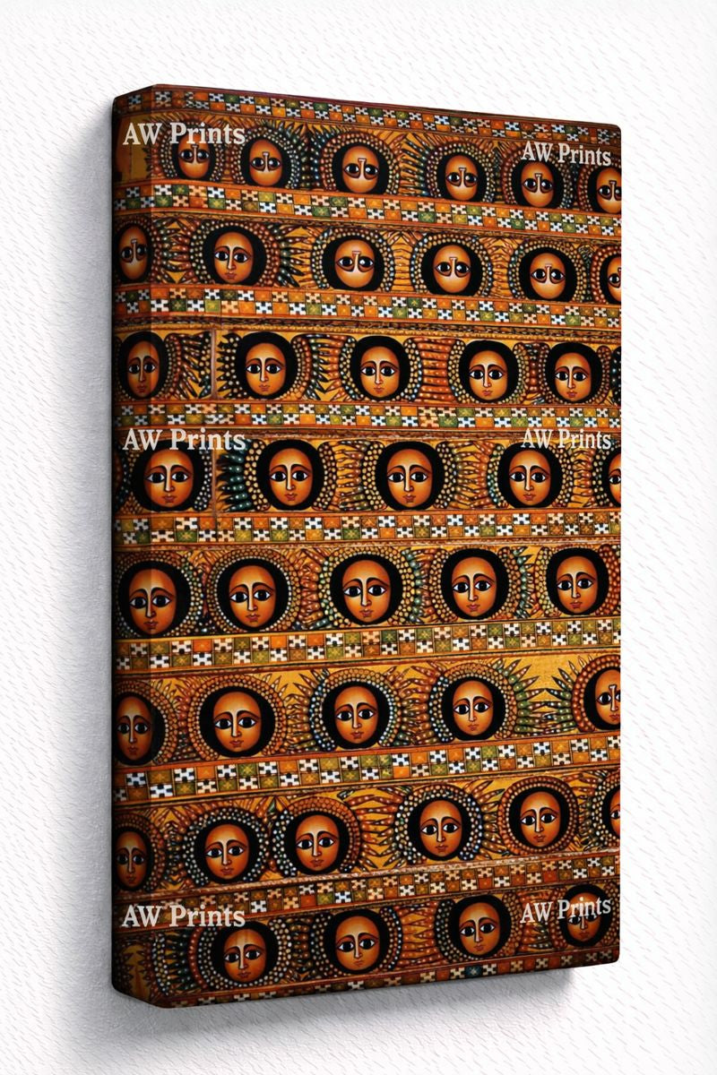 Ethiopian Angelic Artwork Canvas Print