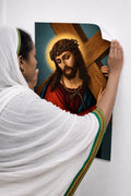 Adhesive Ethiopian ስዕለ አድኖ Poster