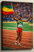 Haile Gebrselassie Canvas Print