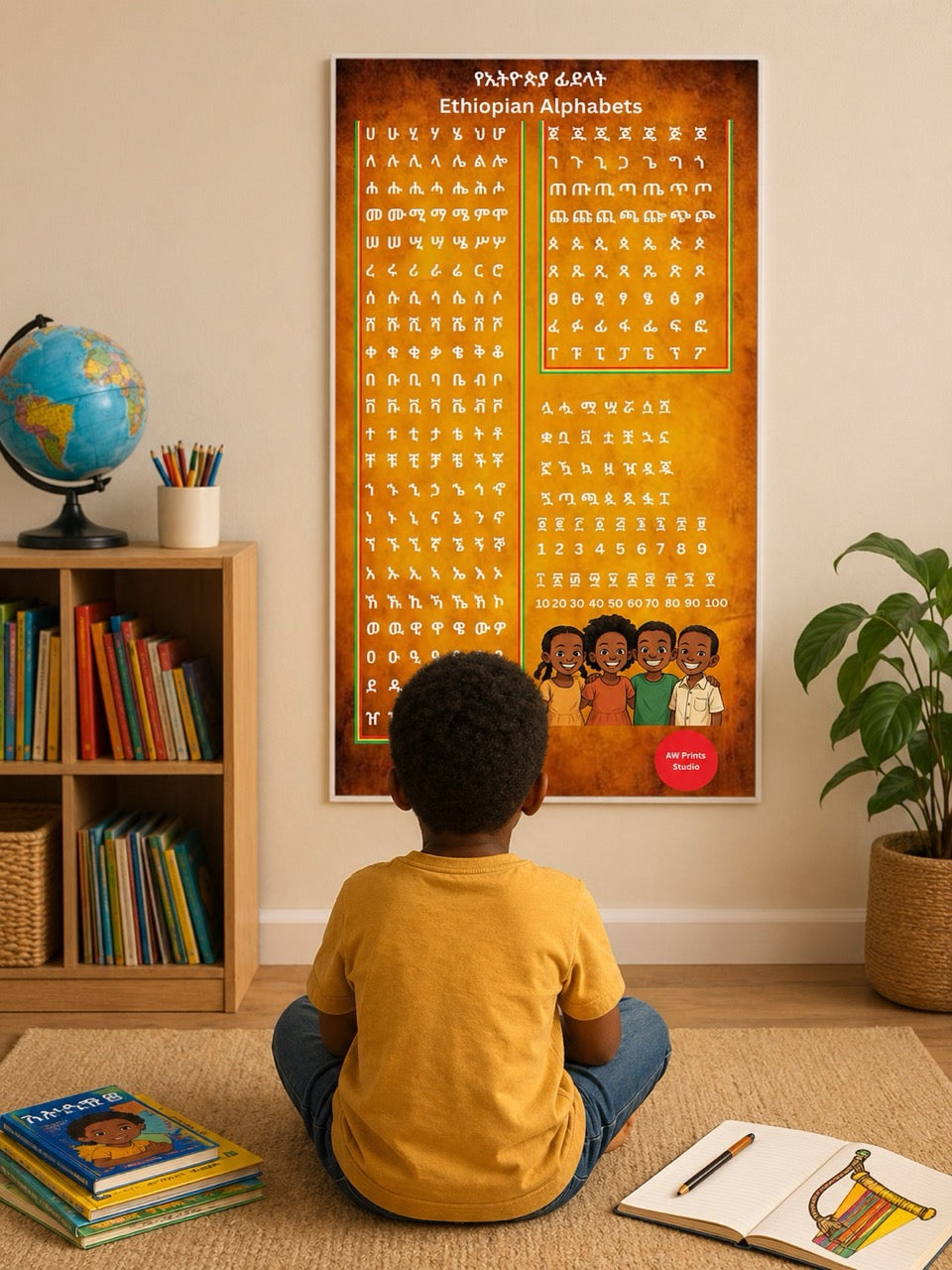 Children Learning Poster 5ft long