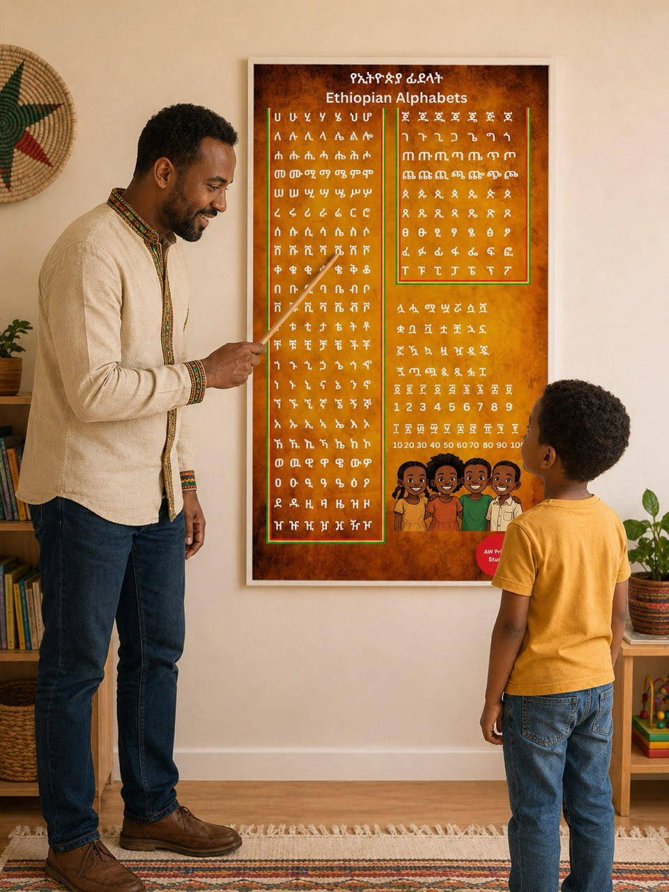 Children Learning Poster 5ft long