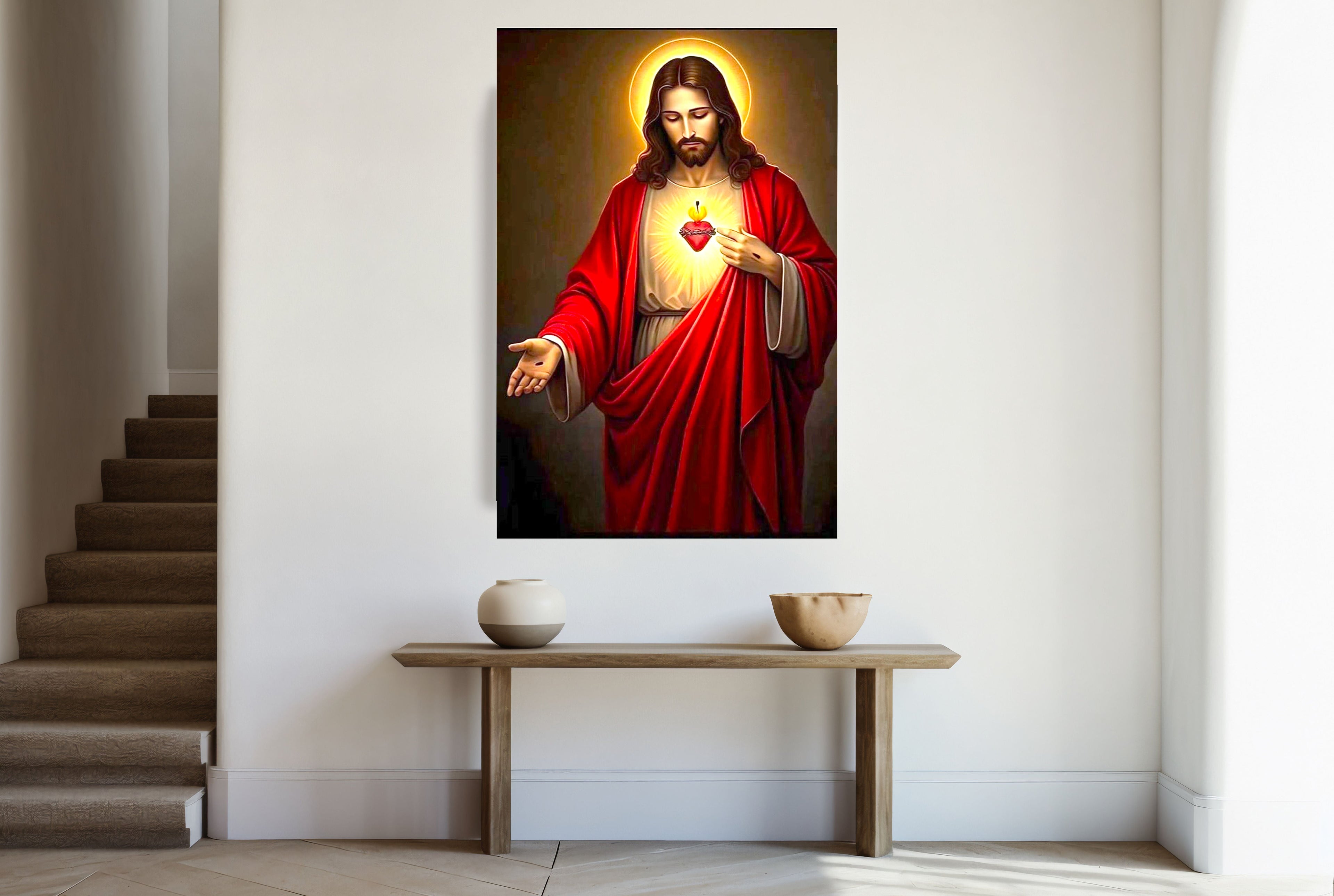 Jesus Christ religion wall art Canvas 20x30