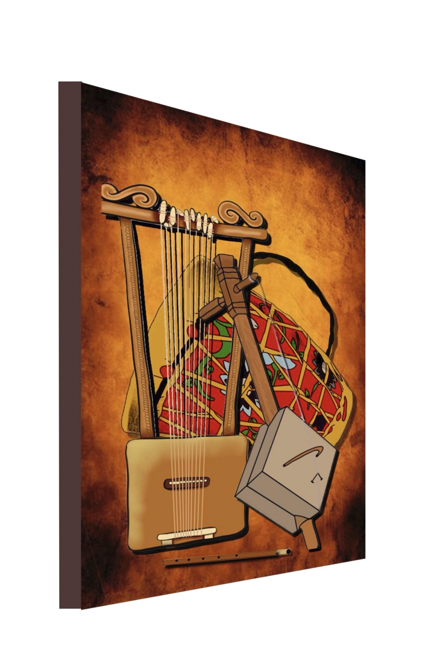 Ethiopian traditional musical instrument 20x30 inch