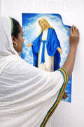 Adhesive Ethiopian ስዕለ አድኖ Poster