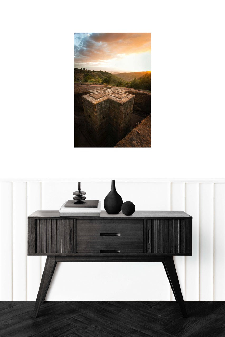 Lalibela churches Canvas Art